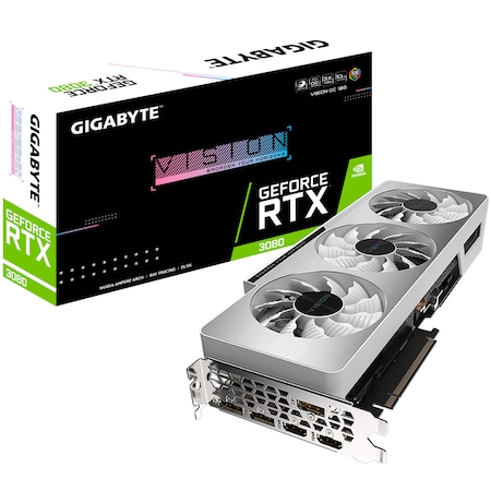 Gigabyte GeForce RTX 3080 VISION OC 2.0 LHR videokártya, 10 GB GDDR6X, 320 bites
