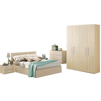 Dormitor Mondo 4U, Stejar Ferrara, L160 x H220 x A50 cm Dormitor Mondo 4U, Stejar Ferrara, L160 x H220 x A50 cm