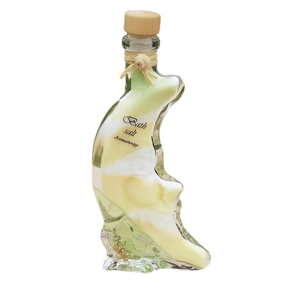 Sare de baie decorativa Luna galbena 22 cm
