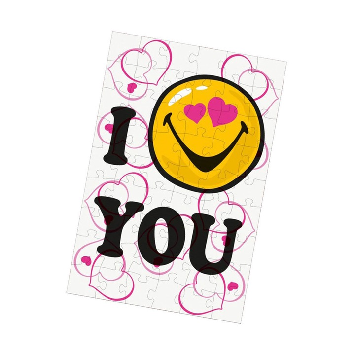 Пъзел Noris, Smiley, Обичам те, 54 части