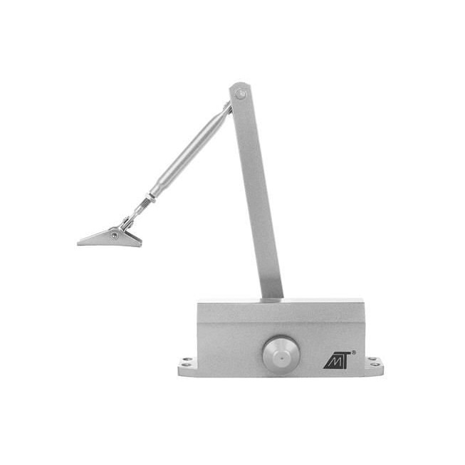 Amortizor cu brat pentru usa, 40-60kg, argintiu