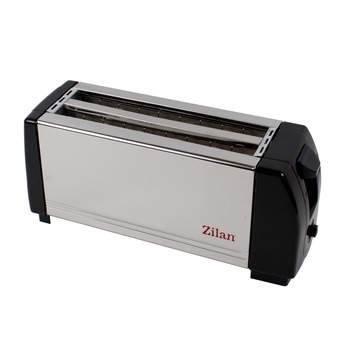 Prajitor de paine metal, long slot, 4 felii, 1300 W, Negru-argintiu / ZLN 8440 Prajitor de paine metal, long slot, 4 felii, 1300 W, Negru-argintiu / ZLN 8440
