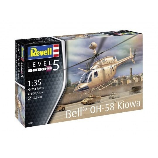 Macheta Revell Elicopterul OH-58 Kiowa