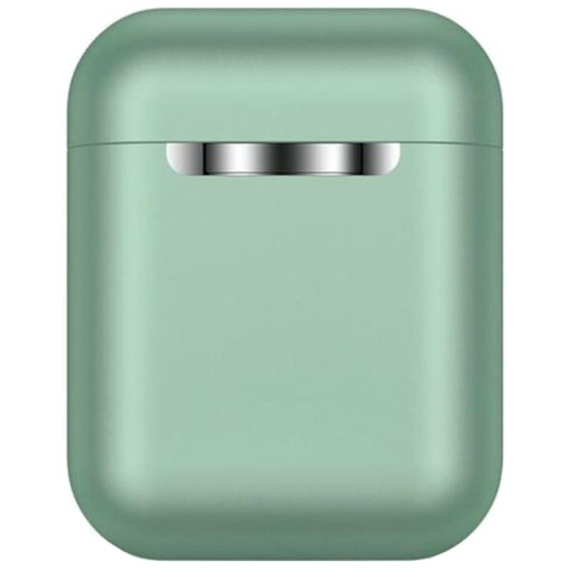 Casti Bluetooth V5.0, compatibile IOS &Android, RLN Electronics™, Docking Station, Wireless, 3D sound, Touch Control, fast charging, Verde Metalizat