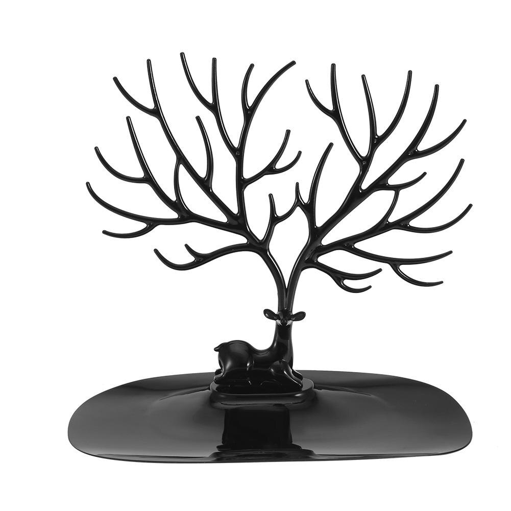 Stand de bijuterii Cerb, 22x24 cm, culoare negru