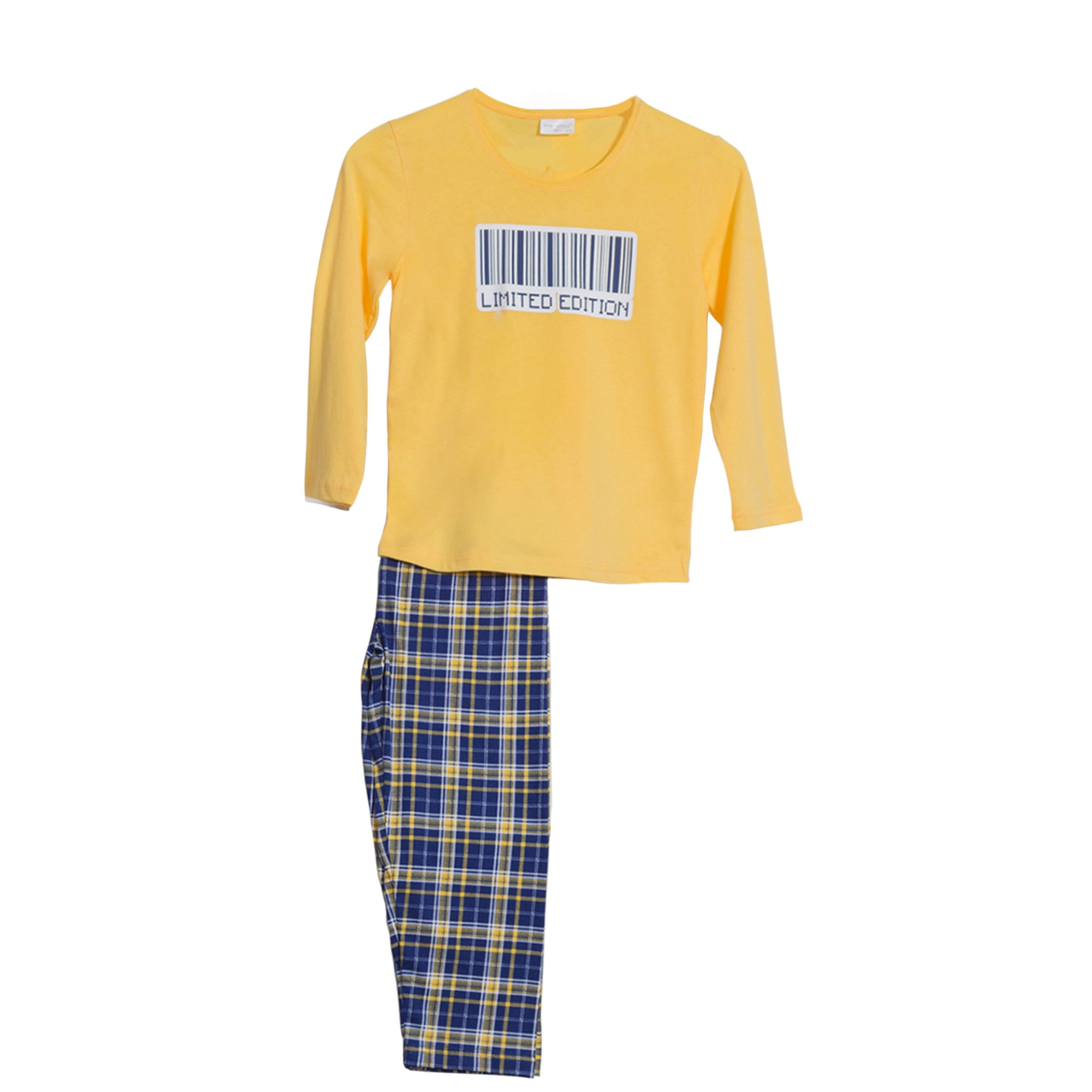 Pijama pentru copii Vienetta , model Limited Edition, galben