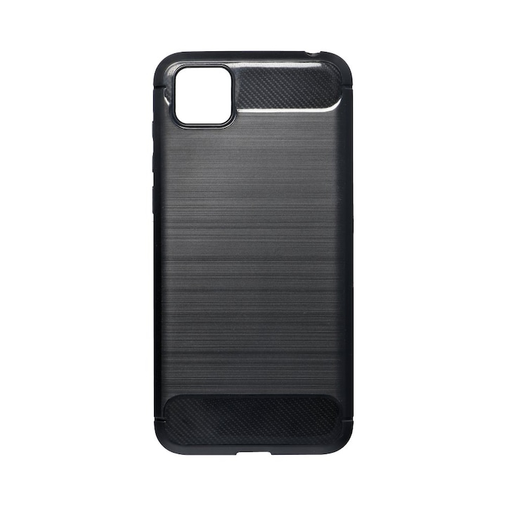 Предпазен гръб Forcell Carbon Case за Huawei Y5p, Черен