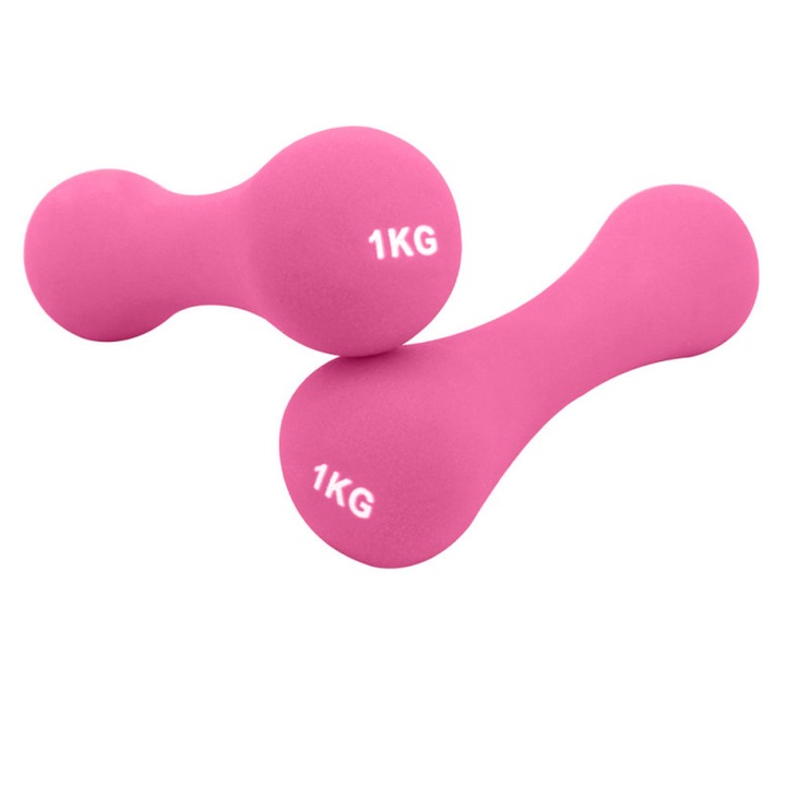 Комплект гири Spartan, неопренови, 2х1 кг