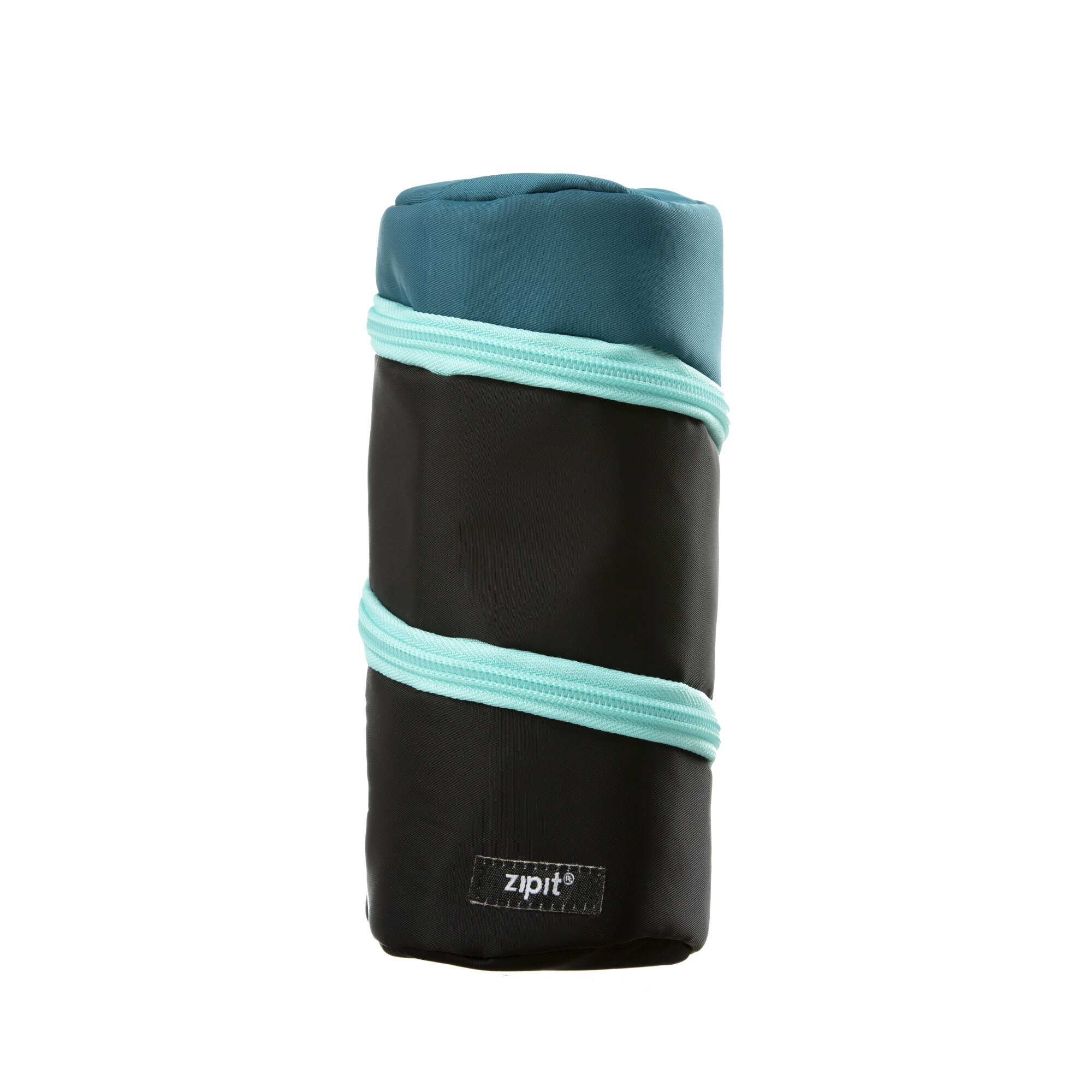 Penar cu fermoar, ZIPIT Looper Tube - negru cu albastru