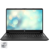 Laptop HP 15-dw2014nq cu procesor Intel® Core™ i7-1065G7 pana la 3.90 GHz, 15.6", Full HD, 8GB, 512GB SSD, NVIDIA® GeForce® MX330 2GB, Free DOS, Black