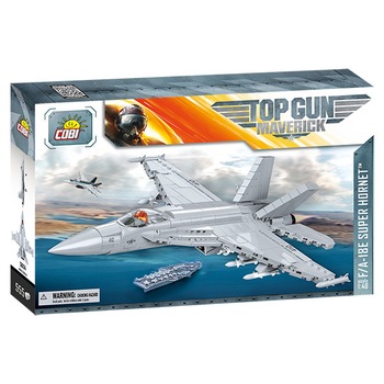 Set de constructie Cobi, TOP GUN F/A-18E Super Hornet, scale 1:48, 565 piese Set de constructie Cobi, TOP GUN F/A-18E Super Hornet, scale 1:48, 565 piese