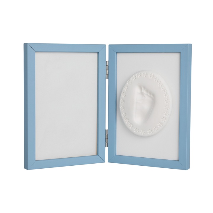 Fotókeret és lenyomat készlet, Baby HandPrint, Tiny Memories, Blue