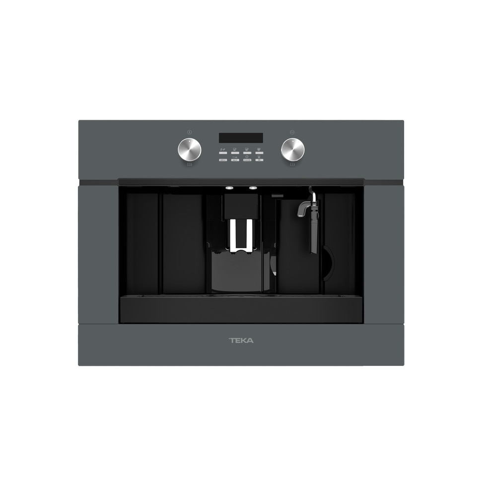 Automat Espresso incorporabil cu Capsule CLC855 ST, Rezervor Boabe Inclus, Incorporabil, 3 Functii,15 Bar, Cristal Stone Grey