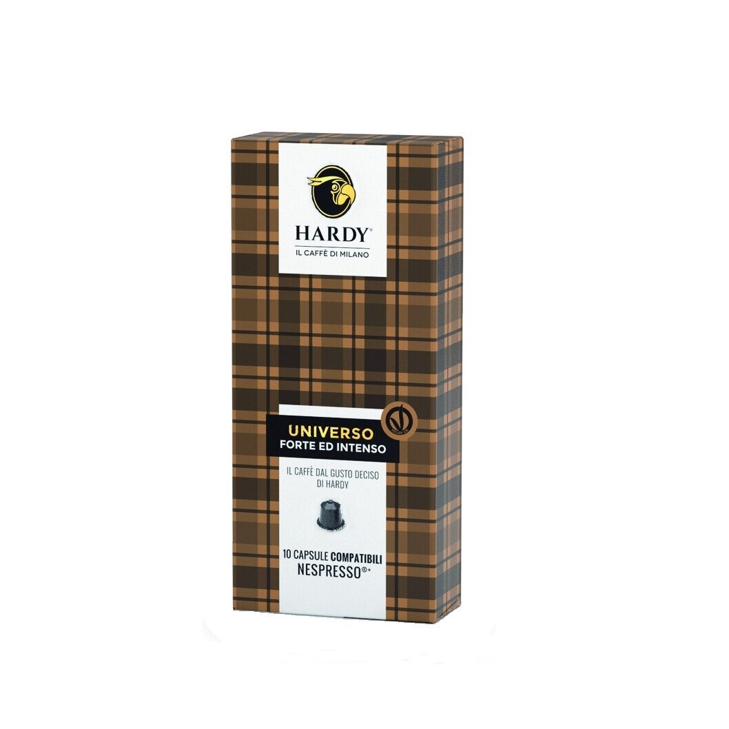 Cafea 10 capsule Hardy premium Universo Blend compatibil Nespresso