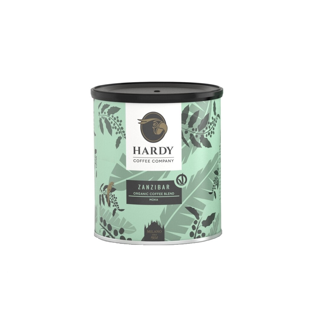 Cafea macinata Hardy premium Zanzibar Organic 0,25kg