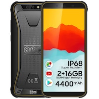 Telefon mobil rezistent iHunt S10 Tank 2021, 4400mAh, 5.5-inch HD, DualCamera SONY 8MP, 3G, Dual SIM, 2+16GB, Android 8.1 Oreo, RO ALERT, Yellow