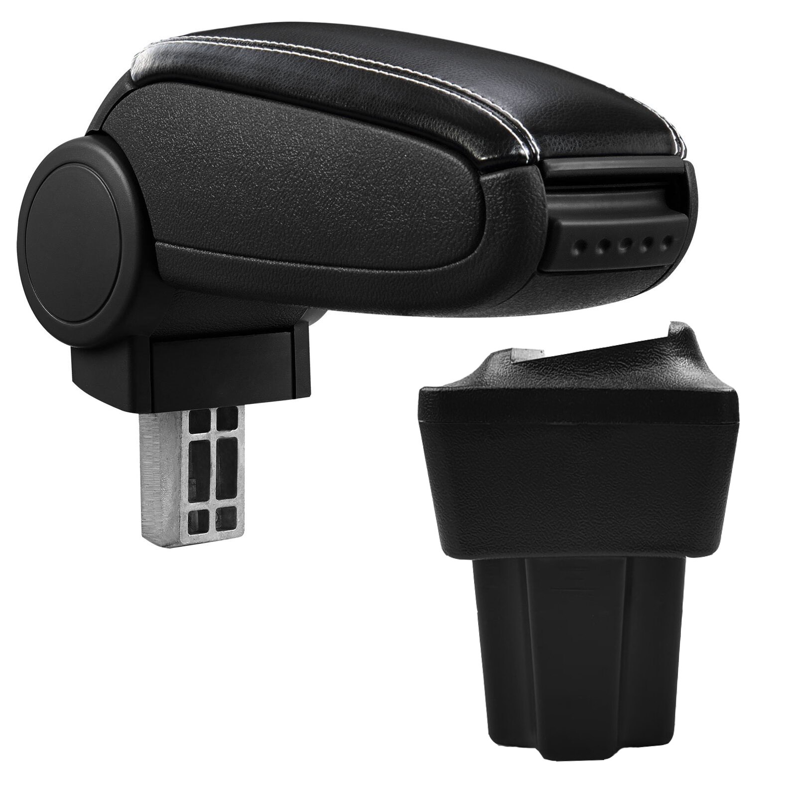 Cotiera Opel Astra G (02.1998-12.2009) marca aVr - negru piele ecologica cu cusatura alba