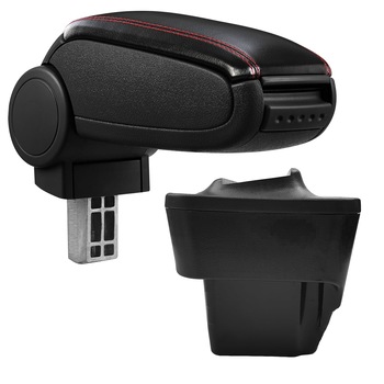 Cotiera Opel Astra H (03.2004-2010) marca aVr - negru piele ecologica cu cusatura rosie Cotiera Opel Astra H (03.2004-2010) marca aVr - negru piele ecologica cu cusatura rosie