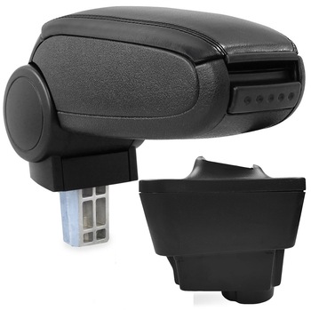 Cotiera aVr Fiat Grande Punto (10.2005-) - negru piele ecologica Cotiera aVr Fiat Grande Punto (10.2005-) - negru piele ecologica