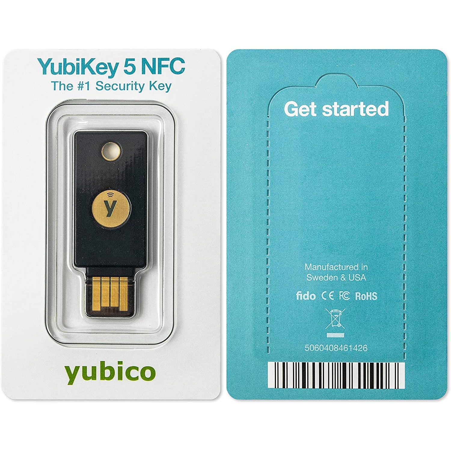 Dispozitiv criptografic securizat tip token, Yubico Yubikey 5 NFC