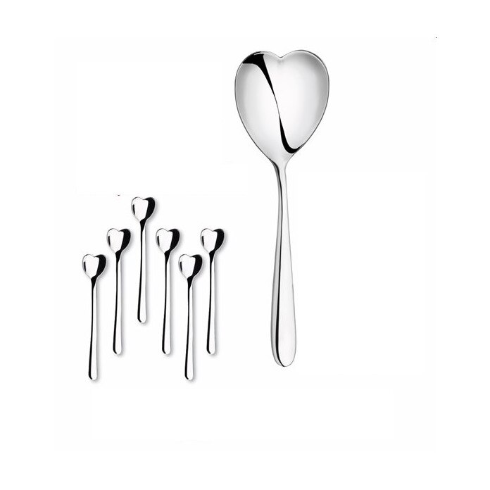 Set pentru desert Cuore, 7 piese