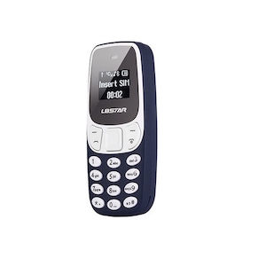 Telefon mobil, L8STAR, mini phone, bluetooth, Albastru
