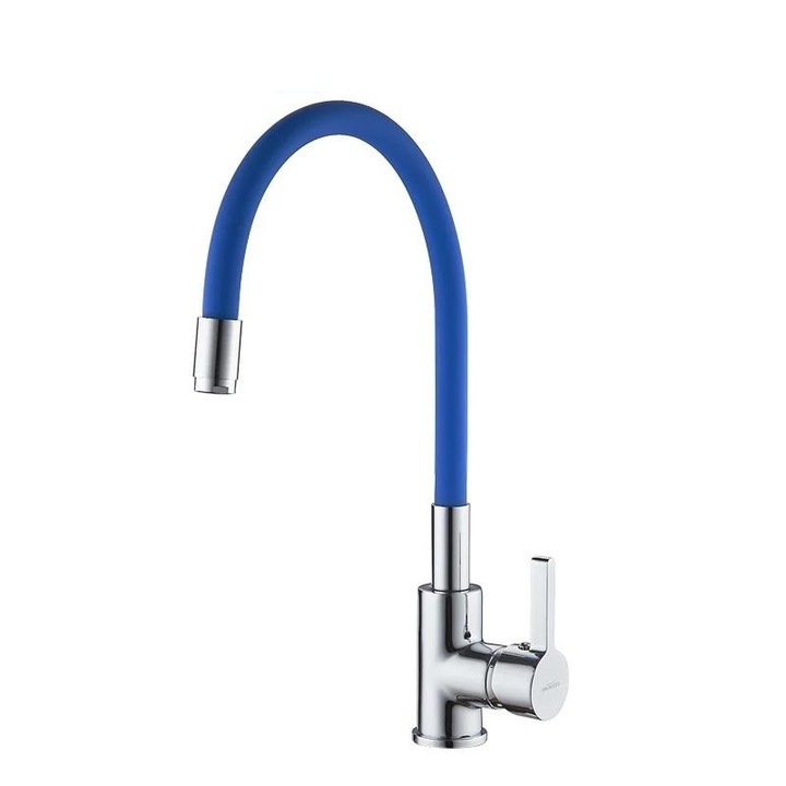 Смесител за кухня TRENDY S, гъвкава горна част, Син
