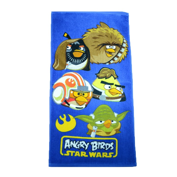 Törülköző fiúknak 35 x 65 cm Disney Angry Birds DISB-FTB49847-A1, Többszínű