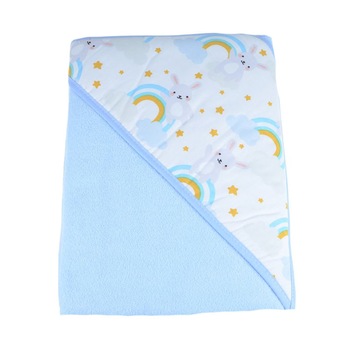 Prosop cu gluga pentru copii 100 x 100 cm Mini Junior 608512-1 100 x 100 cm Prosop cu gluga pentru copii 100 x 100 cm Mini Junior 608512-1 100 x 100 cm