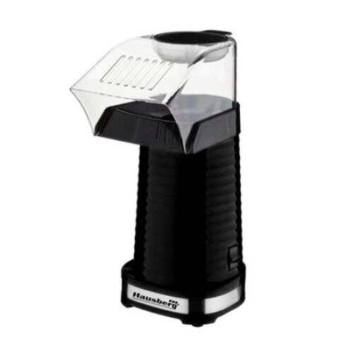 Aparat pentru pocorn Hausberg, Putere 1200w, Negru
