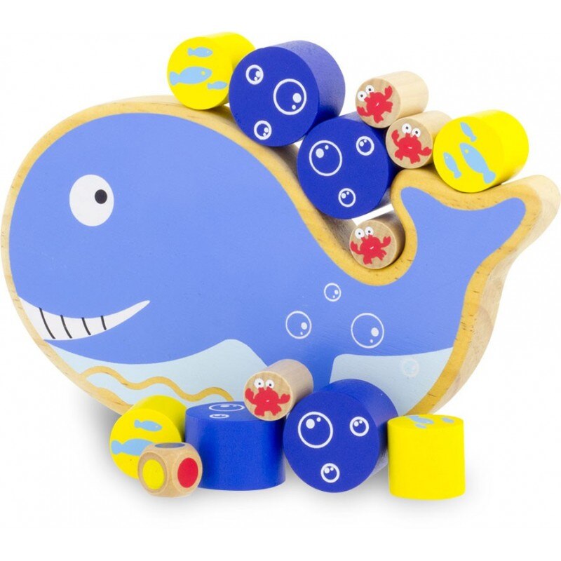 Balanta echilibru, balena, lemn, Ulysse