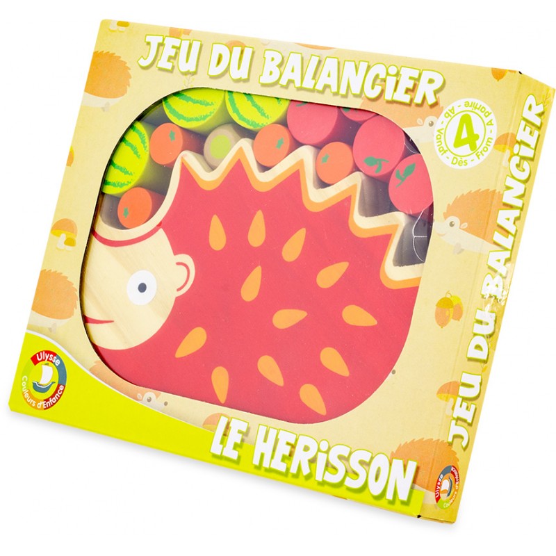 Balanta echilibru, arici, lemn, Ulysse