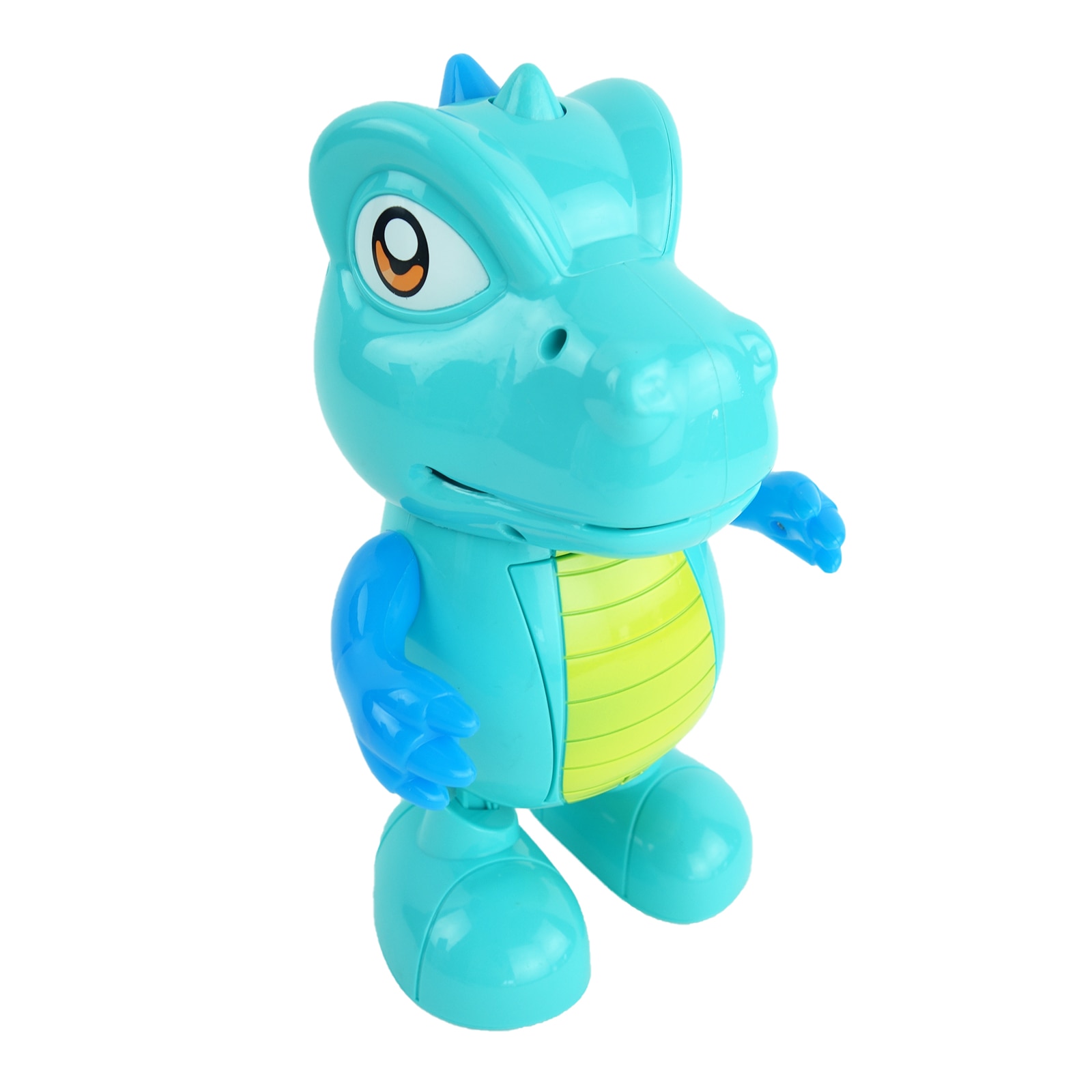 Dinozaur dansator, cu lumini, miscare si 3 melodii diferite, 21 cm