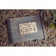 Album foto A5 din lemn, VintageBox, "Ursulet de plus - Happy time", gri
