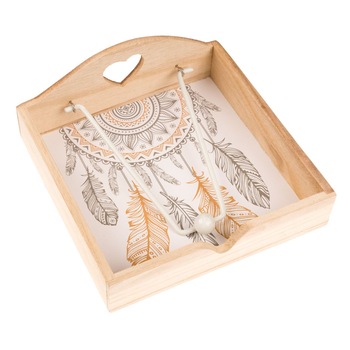 Suport servetele, Zola®, din lemn ,clips pentru fixare servetele, 18.5x18.5x7.5 cm Suport servetele, Zola®, din lemn ,clips pentru fixare servetele, 18.5x18.5x7.5 cm