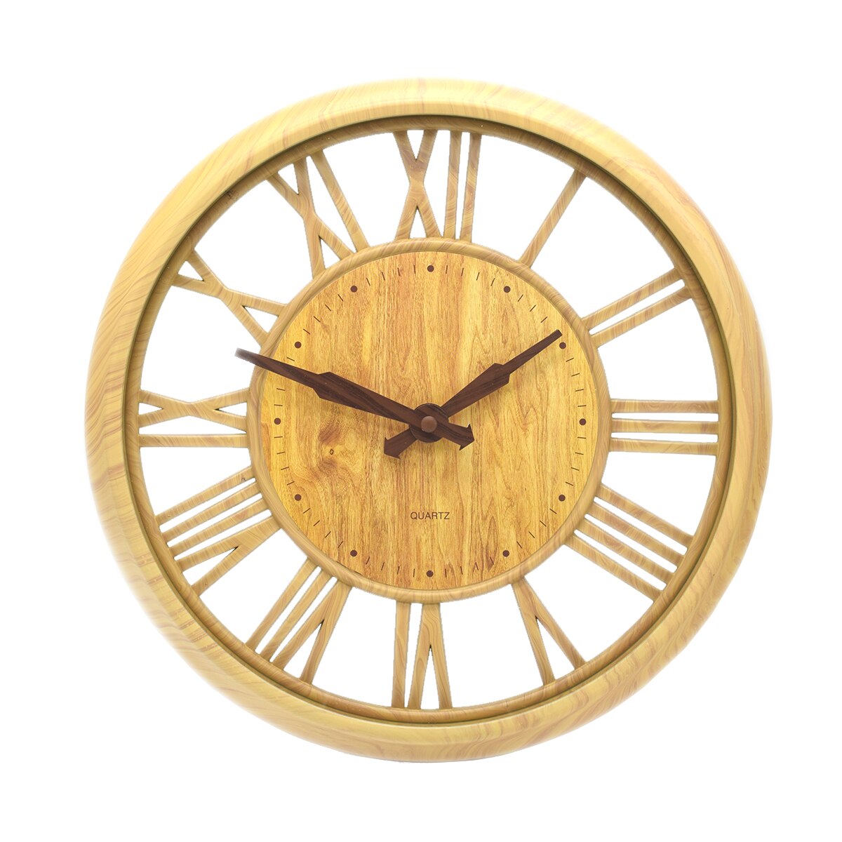 Ceas de perete 40 cm, mecanism silentios, D3296 culoare Sonoma