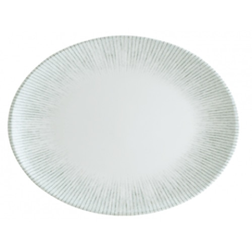 Farfurie ovala din portelan BONNA IRIS 36x28cm