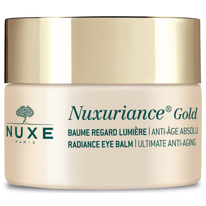 Nuxe Nuxuriance Gold ragyogásfokozó szemkörnyékápoló balzsam száraz, elvékonyodott bőrre, 15 ml