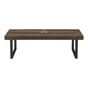 Blat pentru lavoar ABBR-78xxWO, neu.haus, 100 x 45 x 30 cm, PAL//metal, culoarea lemnului de nuc / negru mat Blat pentru lavoar ABBR-78xxWO, neu.haus, 100 x 45 x 30 cm, PAL//metal, culoarea lemnului de nuc / negru mat