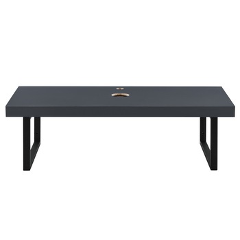 Blat pentru lavoar ABBR-78xxDG, neu.haus, 100 x 45 x 30 cm, PAL//metal, gri inchis / negru mat Blat pentru lavoar ABBR-78xxDG, neu.haus, 100 x 45 x 30 cm, PAL//metal, gri inchis / negru mat