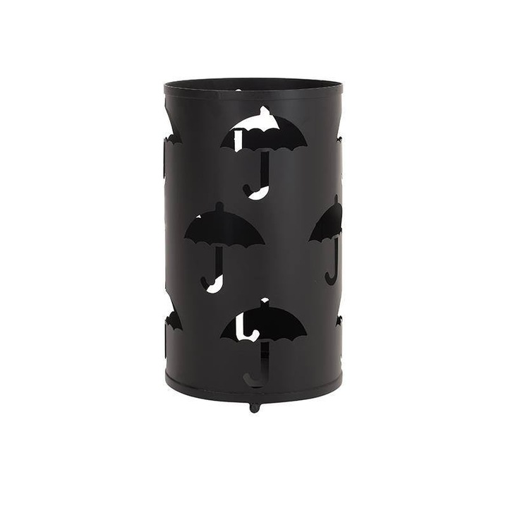 Suport umbrela metalic ,negru,24x24x43 cm