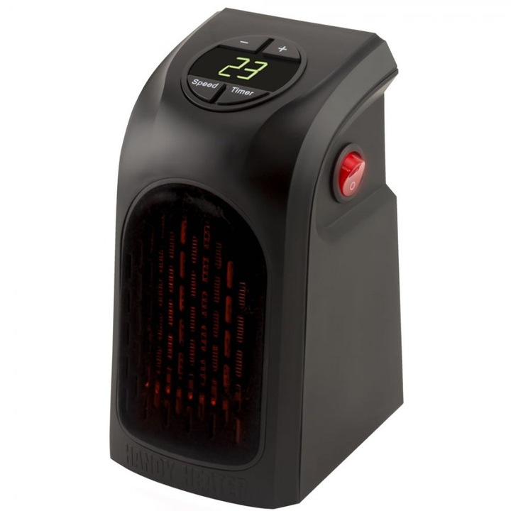 Електрически нагревател за въздух Handy Heater, Светодиоди, Цифров дисплей, 400W