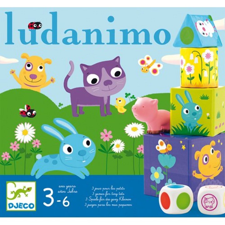 Игра за деца 3-6 години Djeco, Ludanimo, Образователна