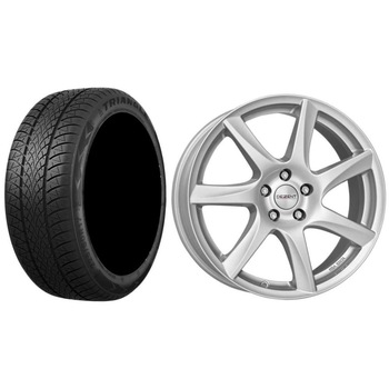 Roata completa Ford Fiesta janta aliaj Dezent TW Silver 6x15 + anvelopa iarna Triangle TW401 195/60R15 88T + Senzor presiune ALCAR Roata completa Ford Fiesta janta aliaj Dezent TW Silver 6x15 + anvelopa iarna Triangle TW401 195/60R15 88T + Senzor presiune ALCAR