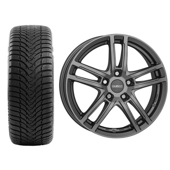 Roata completa Hyundai Kona janta aliaj Dezent TZ Graphite 7x17 + anvelopa iarna Kumho WP51 215/50R17 95H + Senzor presiune ALCAR Roata completa Hyundai Kona janta aliaj Dezent TZ Graphite 7x17 + anvelopa iarna Kumho WP51 215/50R17 95H + Senzor presiune ALCAR