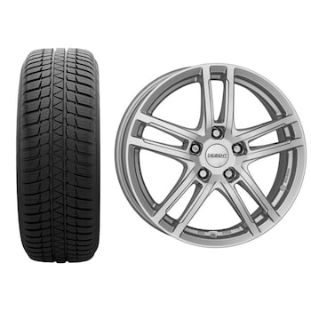 Roata completa Renault Kadjar, Nissan Qashqai janta aliaj Dezent TZ 7.5x17 + anvelopa iarna Sumitomo WT200 215/60R17 96H + Senzor presiune ALCAR Roata completa Renault Kadjar, Nissan Qashqai janta aliaj Dezent TZ 7.5x17 + anvelopa iarna Sumitomo WT200 215/60R17 96H + Senzor presiune ALCAR