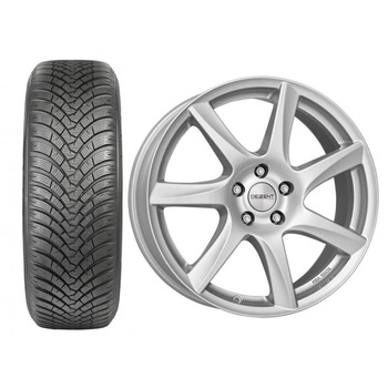 Roata completa Mazda CX-30 janta aliaj Dezent TW Silver 7x17 + anvelopa iarna Falken HS01-SUV 215/60R17 100V + Senzor presiune ALCAR Roata completa Mazda CX-30 janta aliaj Dezent TW Silver 7x17 + anvelopa iarna Falken HS01-SUV 215/60R17 100V + Senzor presiune ALCAR