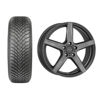 roata completa ford puma janta aliaj dezent ty graphite 7x16  anvelopa iarna falken hs01 20565r16 95h  senzor presiune alcar imagen 38_0_
0
