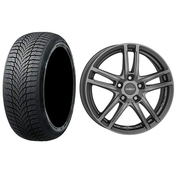 Roata completa Honda Civic janta aliaj Dezent TZ Graphite 7x17 + anvelopa iarna Nexen Winguard Sport 2 215/50R17 95V Roata completa Honda Civic janta aliaj Dezent TZ Graphite 7x17 + anvelopa iarna Nexen Winguard Sport 2 215/50R17 95V