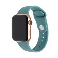 Curea silicon pentru Apple Watch 2/3/4/5/6, Bratara silicon sport 42mm si 44mm Culoare Cactus
